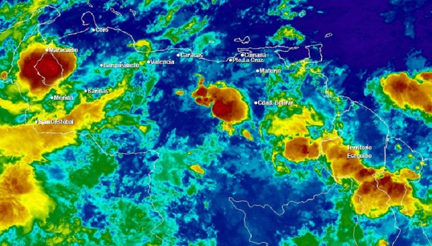 El estado del tiempo en Venezuela este viernes #24May, según el Inameh