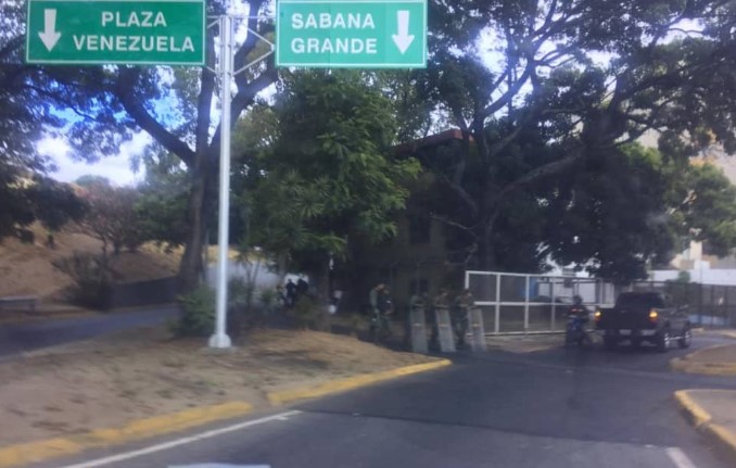 Cerrados los accesos a Plaza Venezuela este #4May