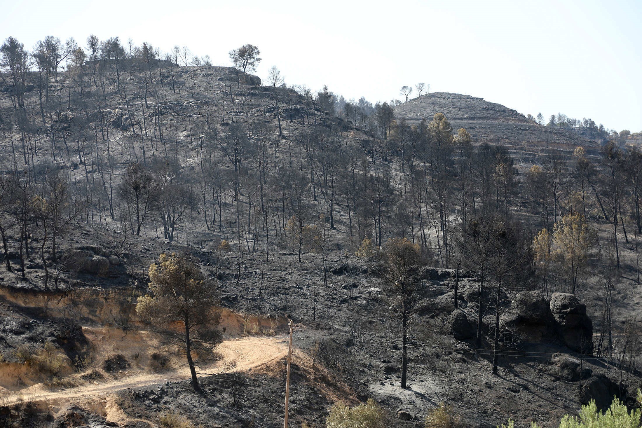 Incendio descontrolado en España en plena ola de calor europea