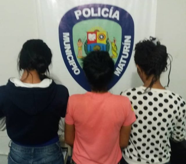 PoliMaturín capturó a las trillizas carteristas