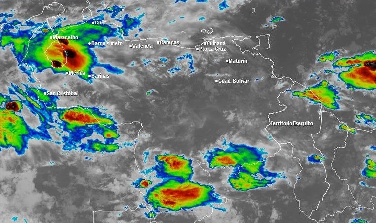 El estado del tiempo en Venezuela este #8Jun, según Inameh