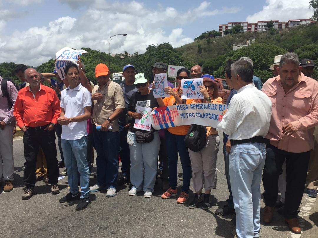 En La Bandera protestaron contra el Foro de Sao Paulo del régimen de Maduro (Video+Fotos) #26Jul