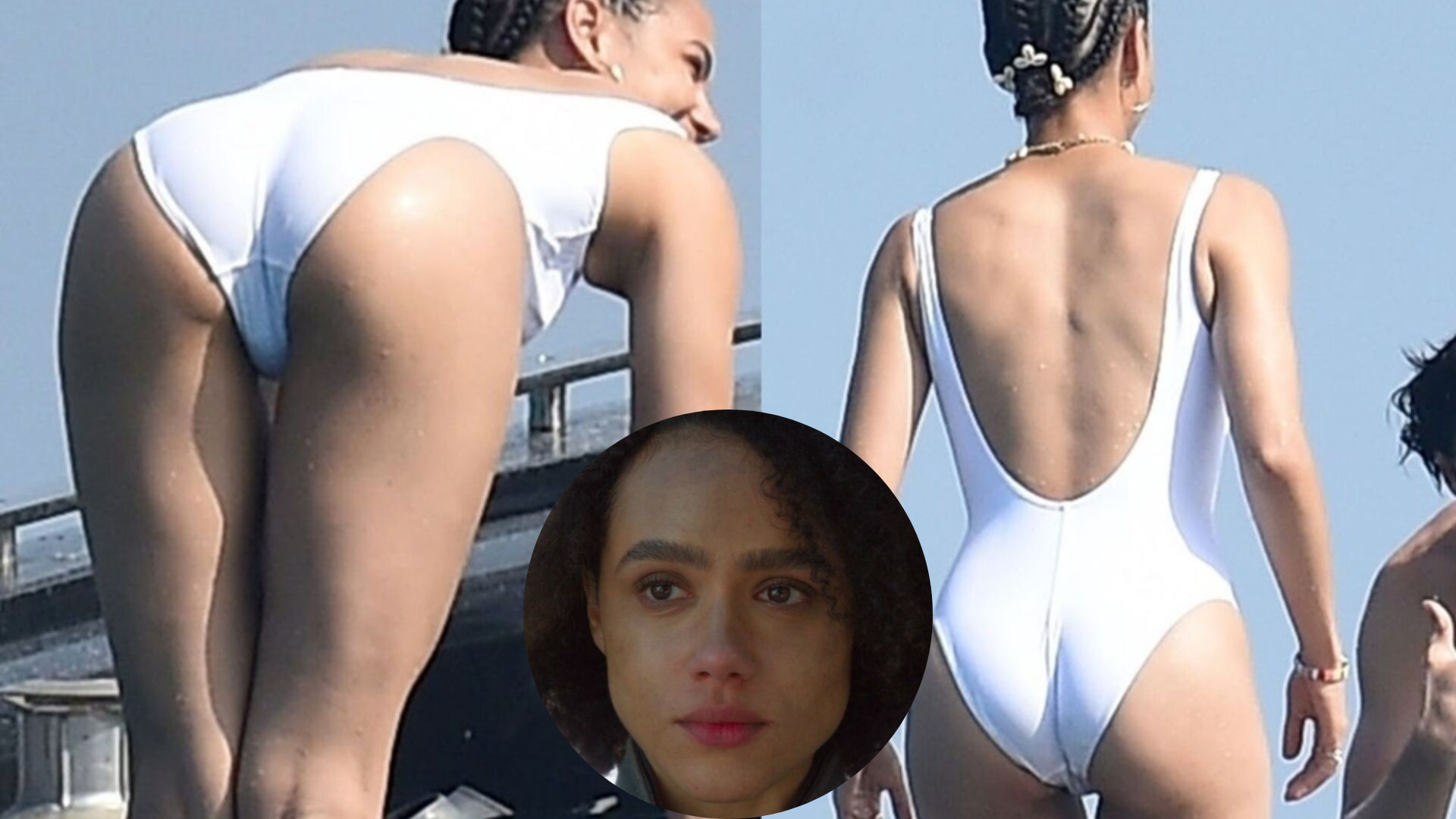 A Gusano Gris le gusta esto: Missandei está “viva” y mostró su colita en la playa (Fotos)