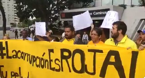 Protestan por falla en el Metro de Caracas