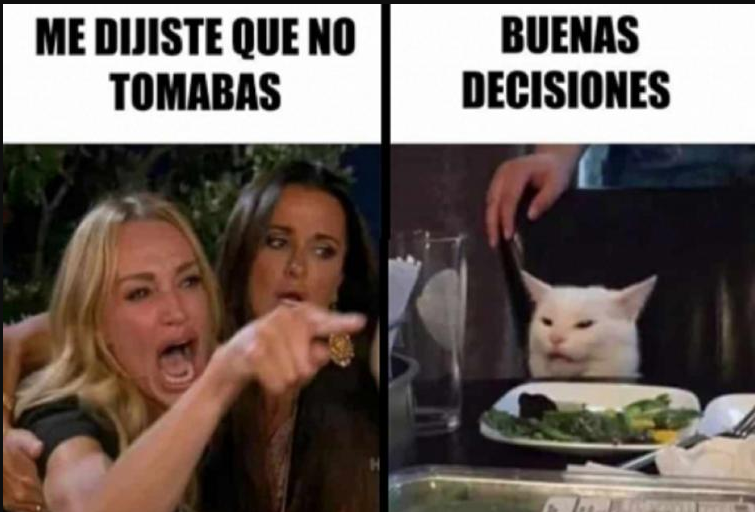 Quedarás loco al enterarte del origen del meme de la mujer gritando y el gato en la mesa