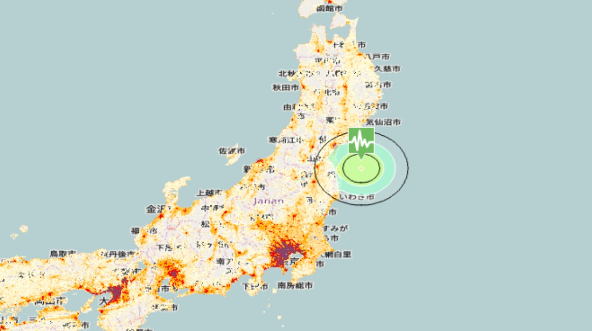 Terremoto de 6.8 sacudió el noreste de Japón