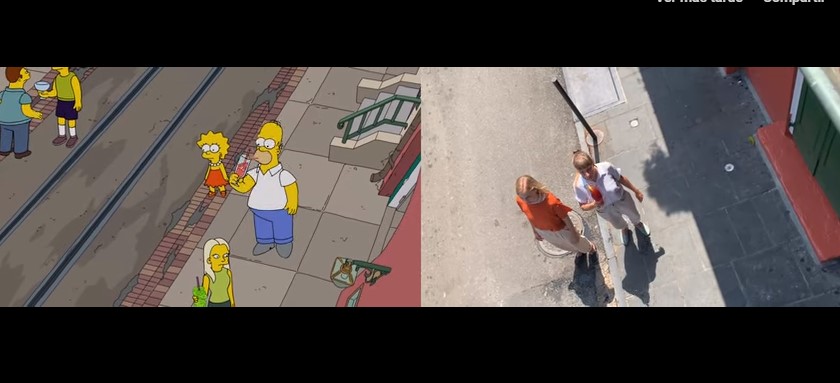 Fanáticas de Los Simpson recrean a la perfección una escena de la serie (Video)