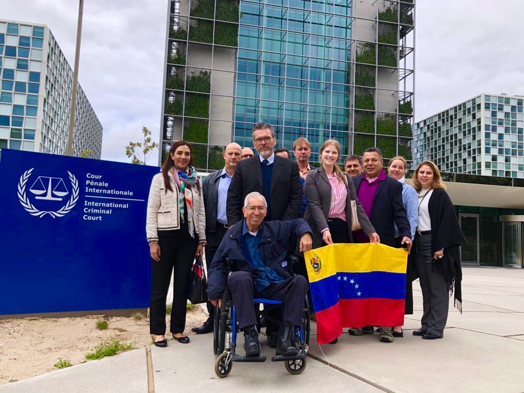 Walter Márquez, Viera Blanco y Sandoval en la CPI de La Haya