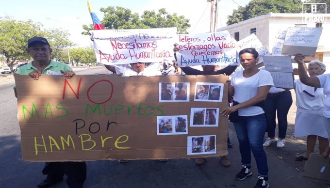 “Nos están matando de hambre”: Zulianos protestan por falta de alimentos #9Sep