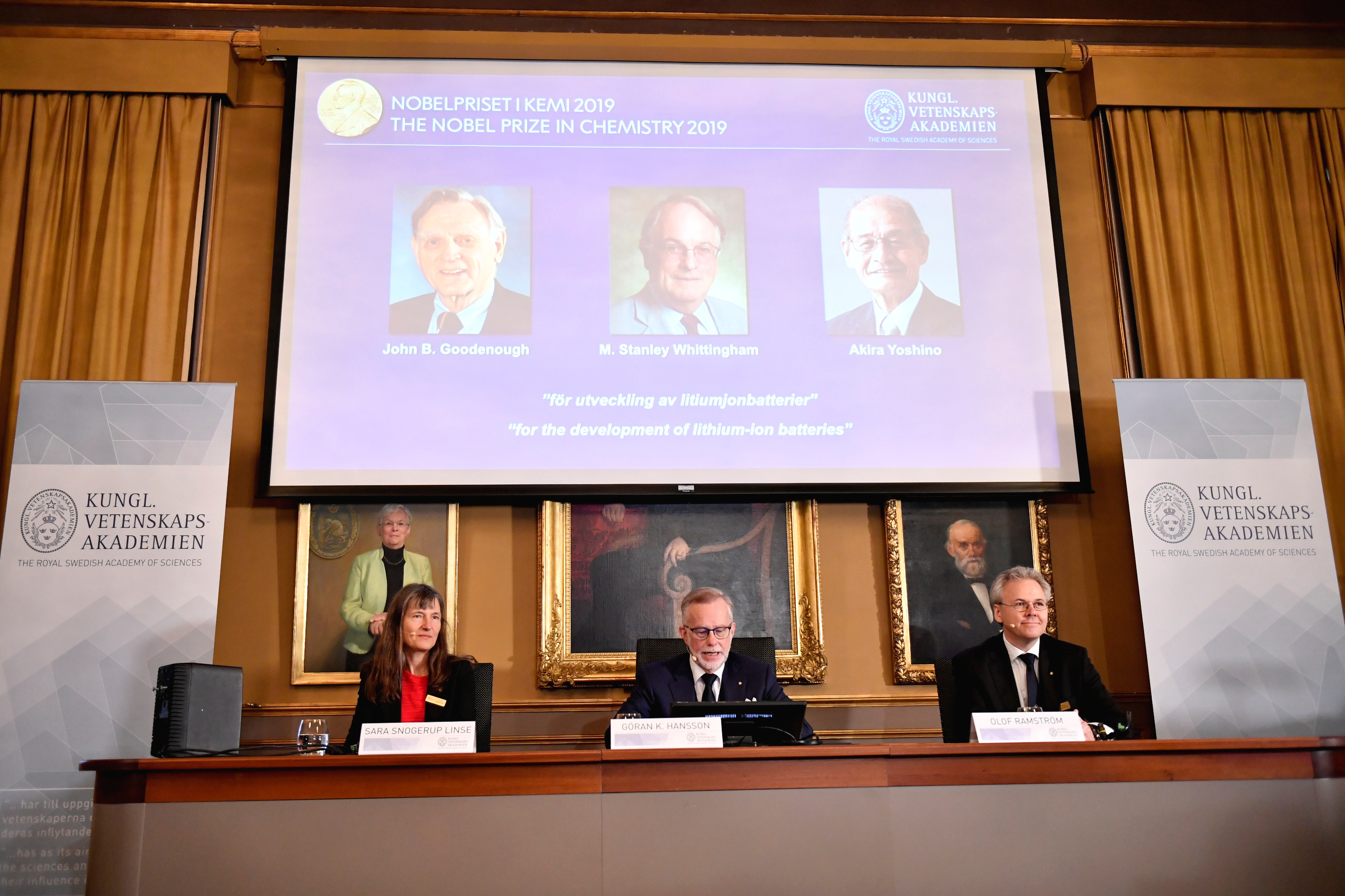 Nobel de Química fue otorgado a John Goodenough, Stanley Whittingham y Akira Yoshino