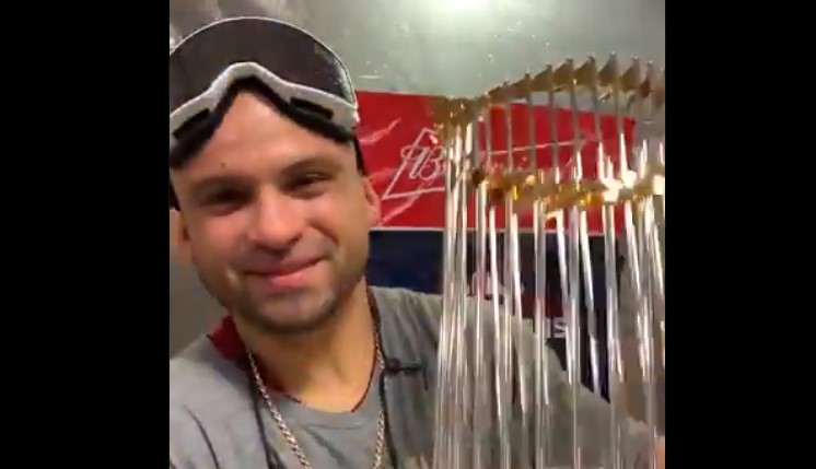 El mensaje del venezolano Gerardo Parra tras ganar la Serie Mundial con los Nacionales de Washington (Video)