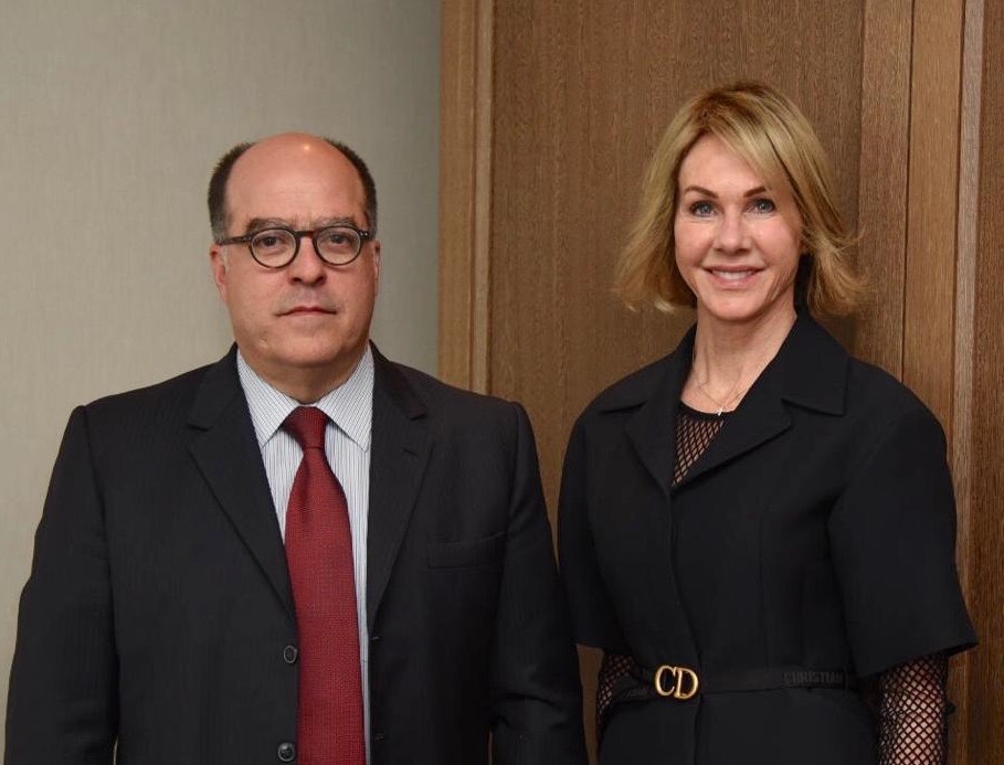 Comisionado Borges se reunió con embajadora de EEUU en la ONU (FOTO)