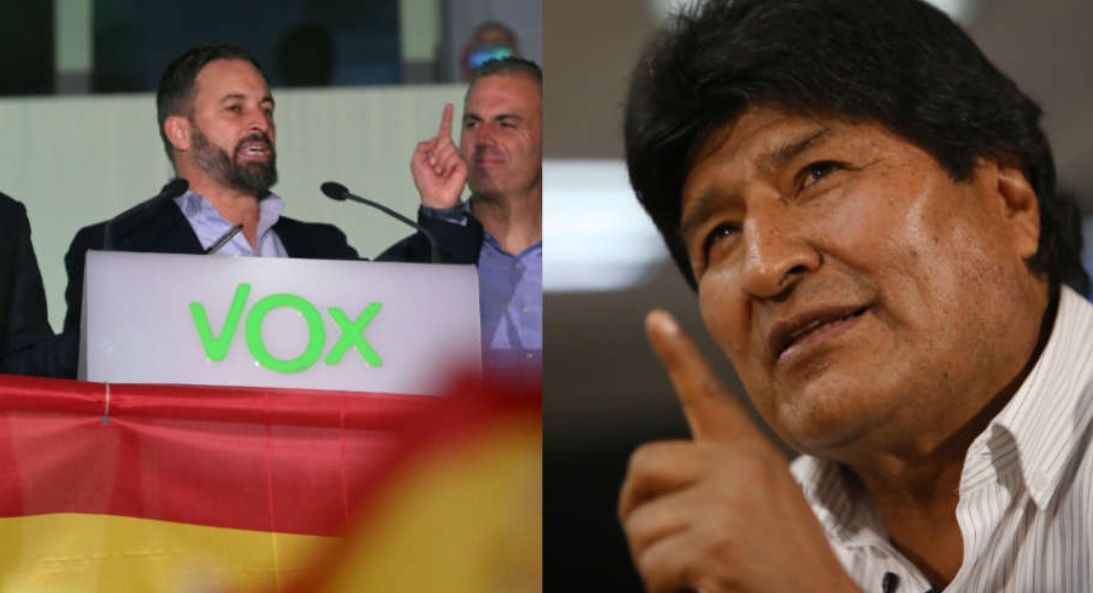 Vox le responde a Evo Morales sus alusiones al “imperialismo español”