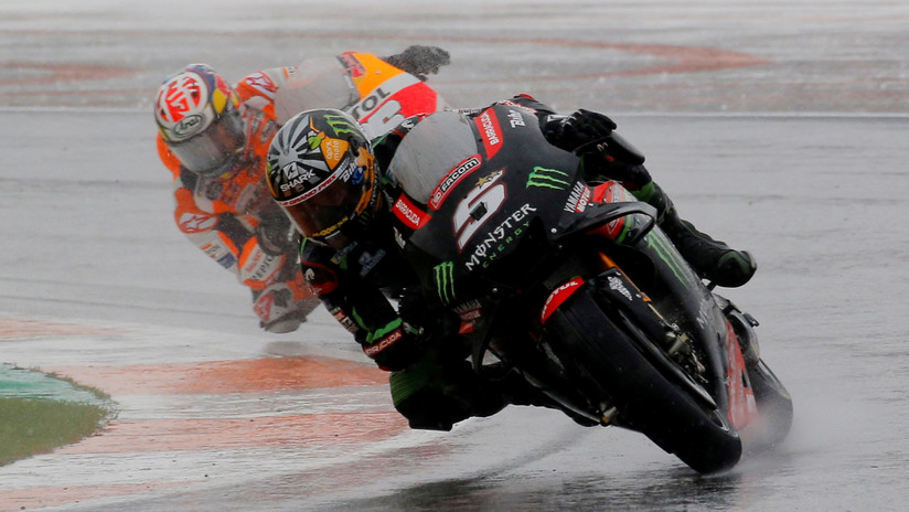 Una moto sin piloto protagonizó triple accidente en el Gran Premio de Valencia (VIDEO)