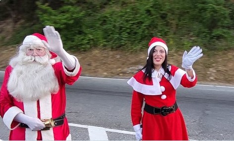 Santa da la bienvenida a la Navidad en la Cota Mil #2Dic (Foto)