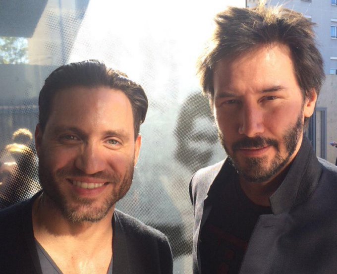 Lo que no sabías sobre la foto viral de Edgar Ramírez y Keanu Reeves