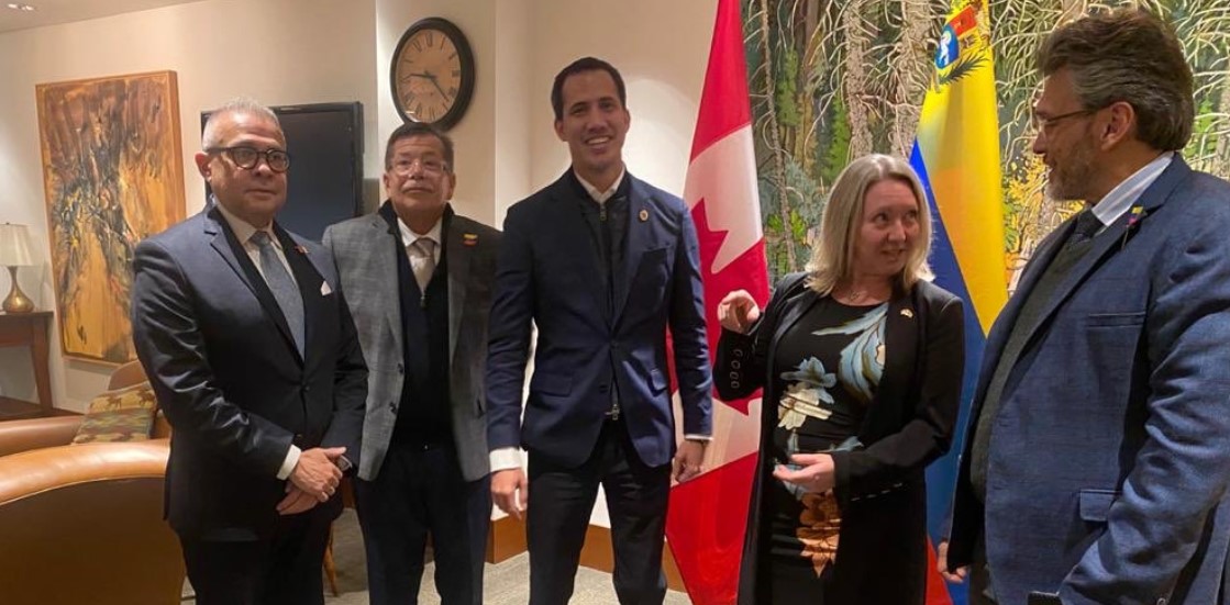 EN FOTOS: Llegada del presidente (E) Juan Guaidó a Canadá