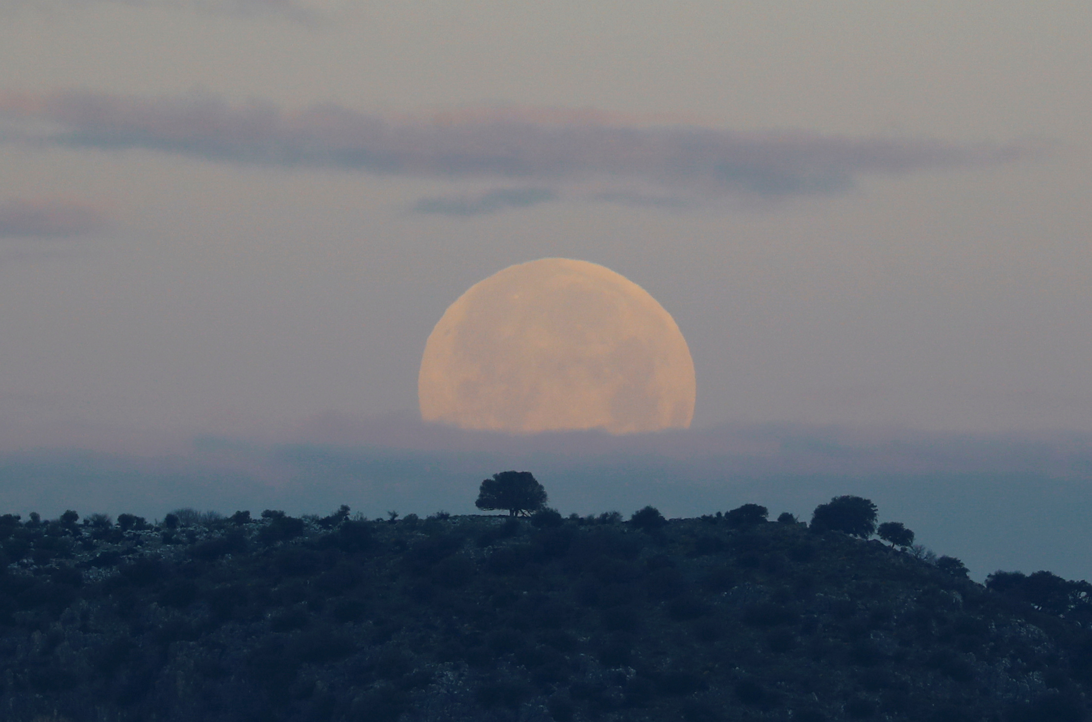 Las mejores imágenes de la “Luna de Nieve” este #9Feb