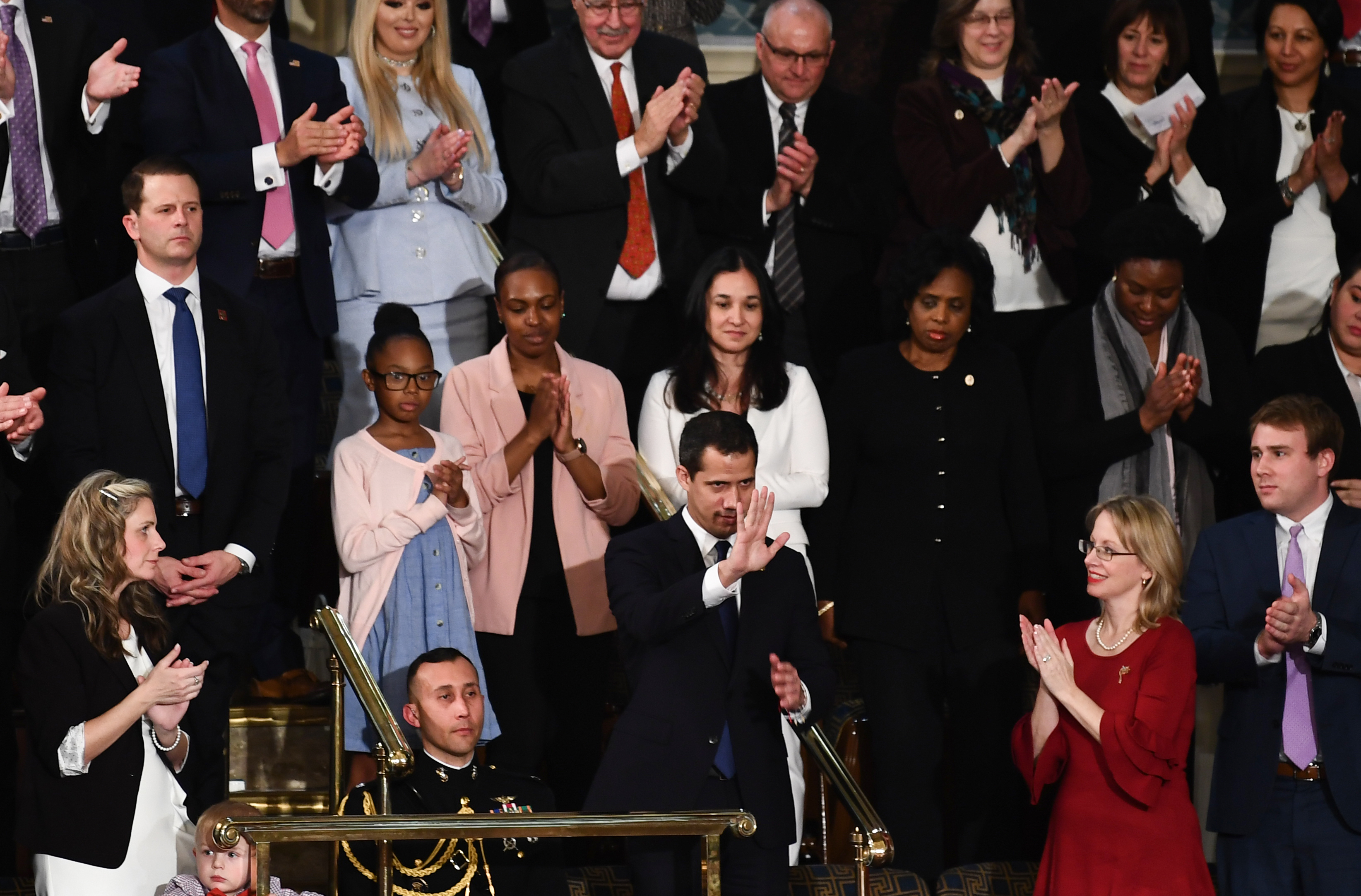 La presencia de Guaidó en el estado de la Unión es la guinda de su gira internacional