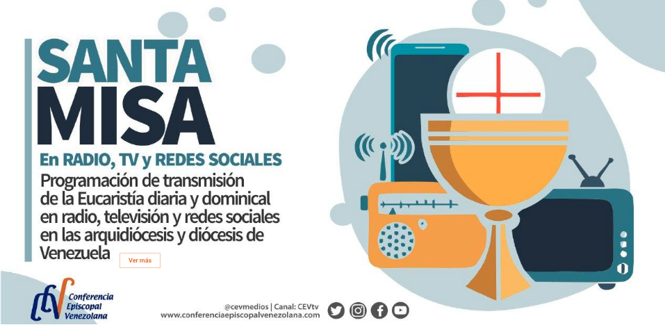 CEV publica los medios de comunicación que transmitirán la Misa durante la cuarentena (LISTA)