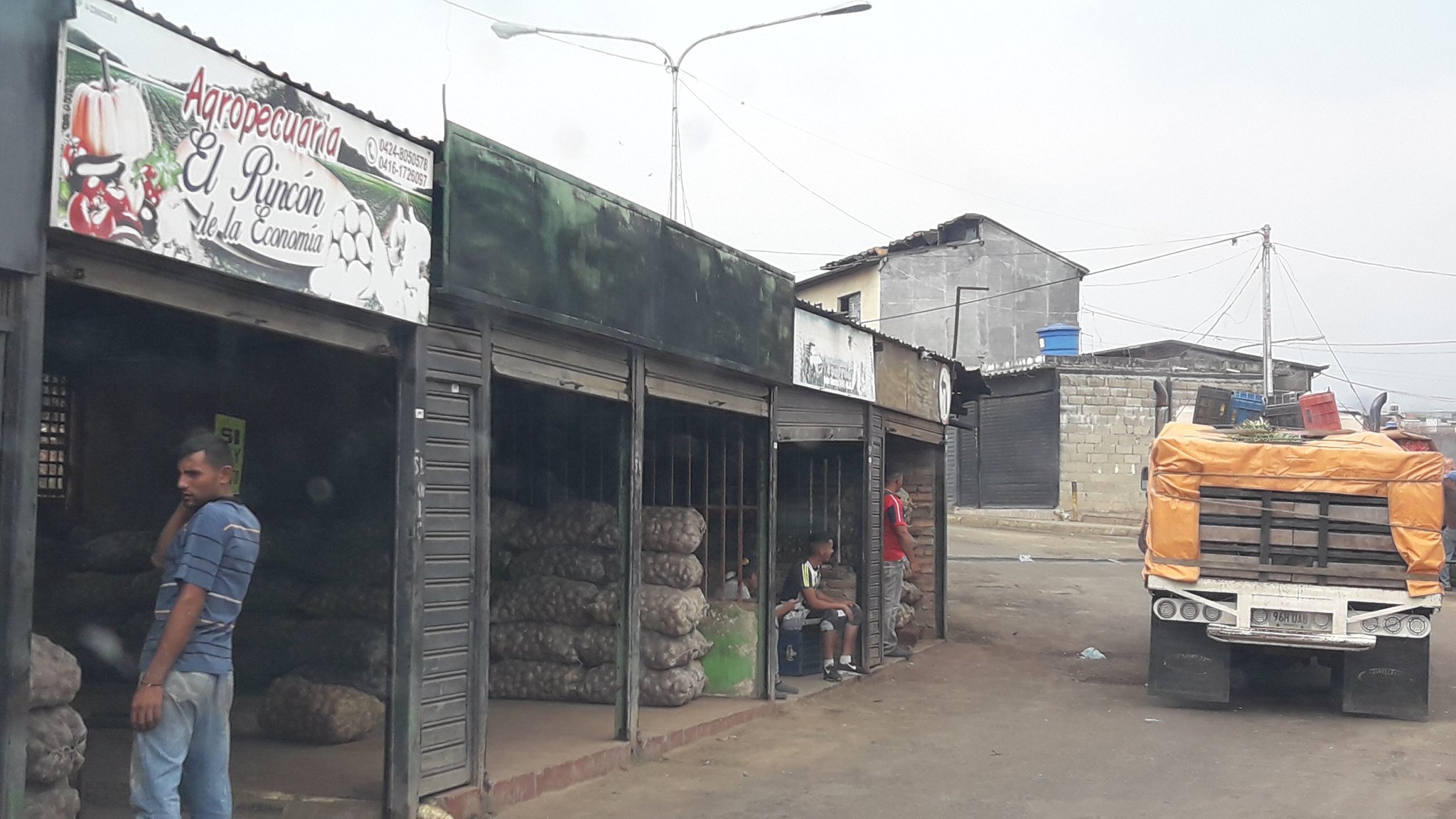 Salida de camiones con verduras de La Grita cae cerca del 95%