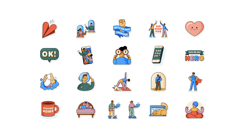 WhatsApp lanza nuevos “stickers” para conectarse durante la pandemia