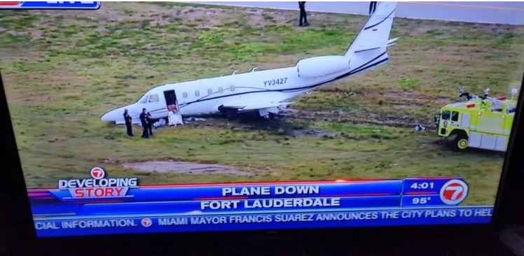 Revelan el audio de la torre de control de Fort Lauderdale sobre el incidente de la aeronave venezolana