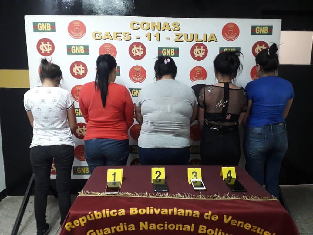 “Las mujeres del Yiyi” daban información a delincuentes que extorsionaban a comerciantes en el Zulia