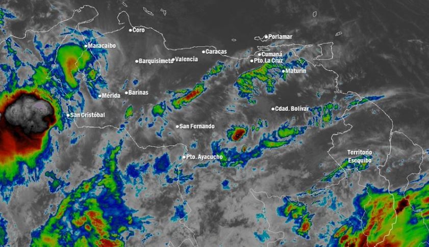 El estado del tiempo en Venezuela este miércoles #6May, según el Inameh