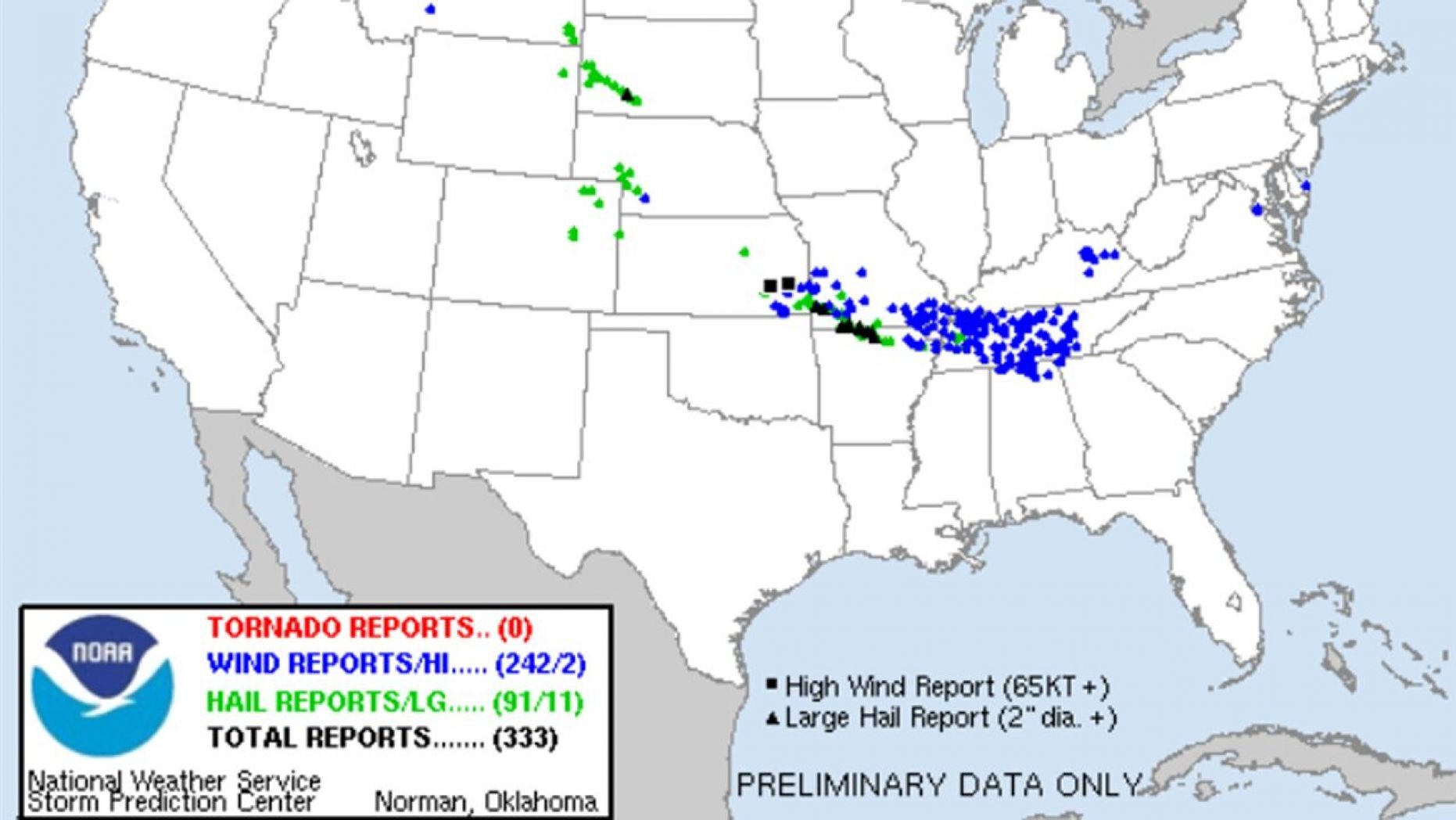 Las tormentas de Tennessee dejan más de 100K sin electricidad en el área de Nashville