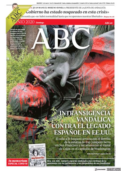 Portadas de la prensa internacional de este domingo 21 de junio de 2020