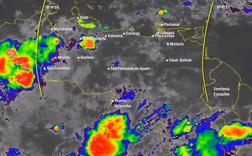 El estado del tiempo en Venezuela este martes #23Jun, según el Inameh