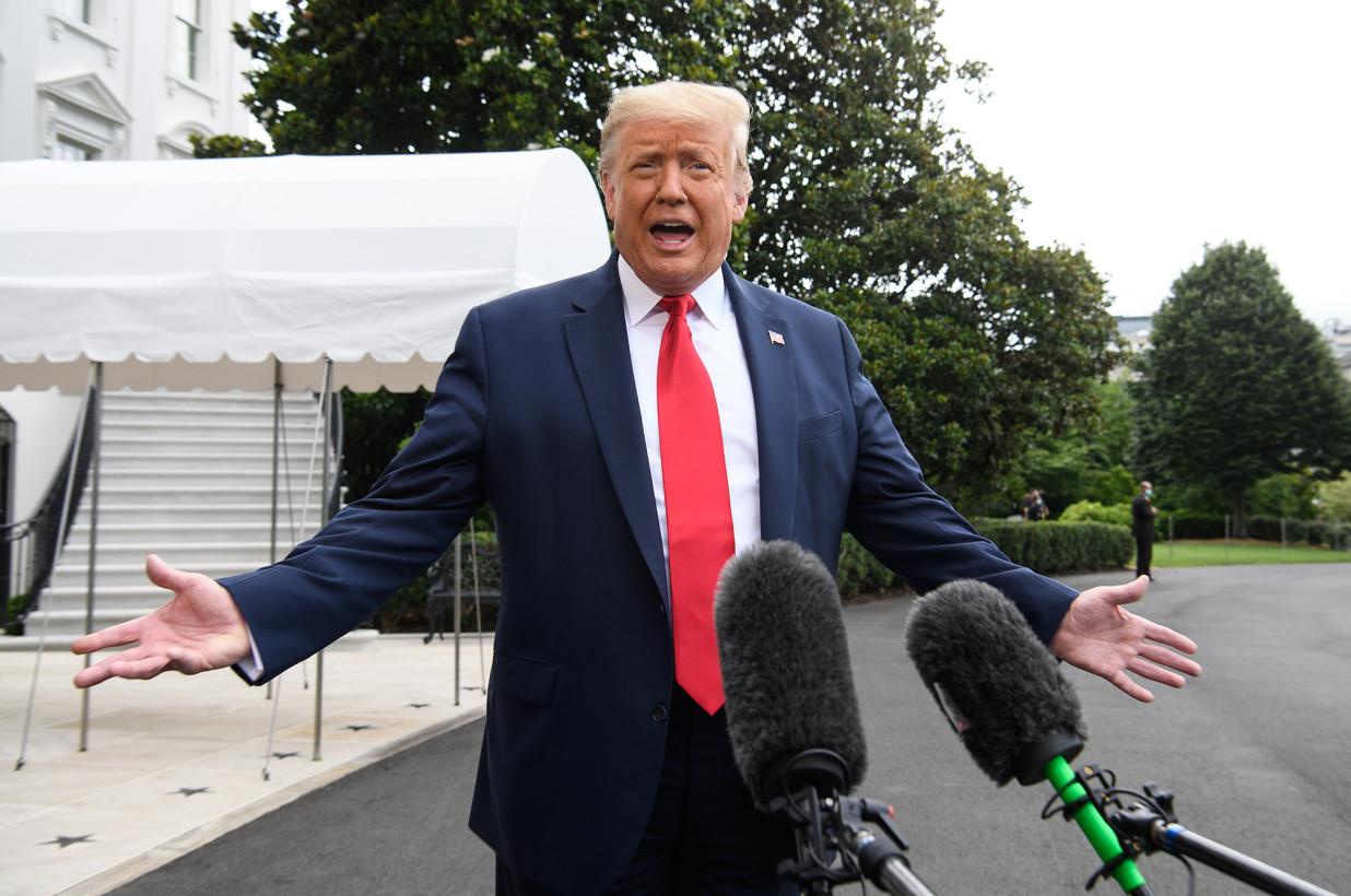 Trump pospuso su mitin electoral en New Hampshire debido a la tormenta tropical Fay