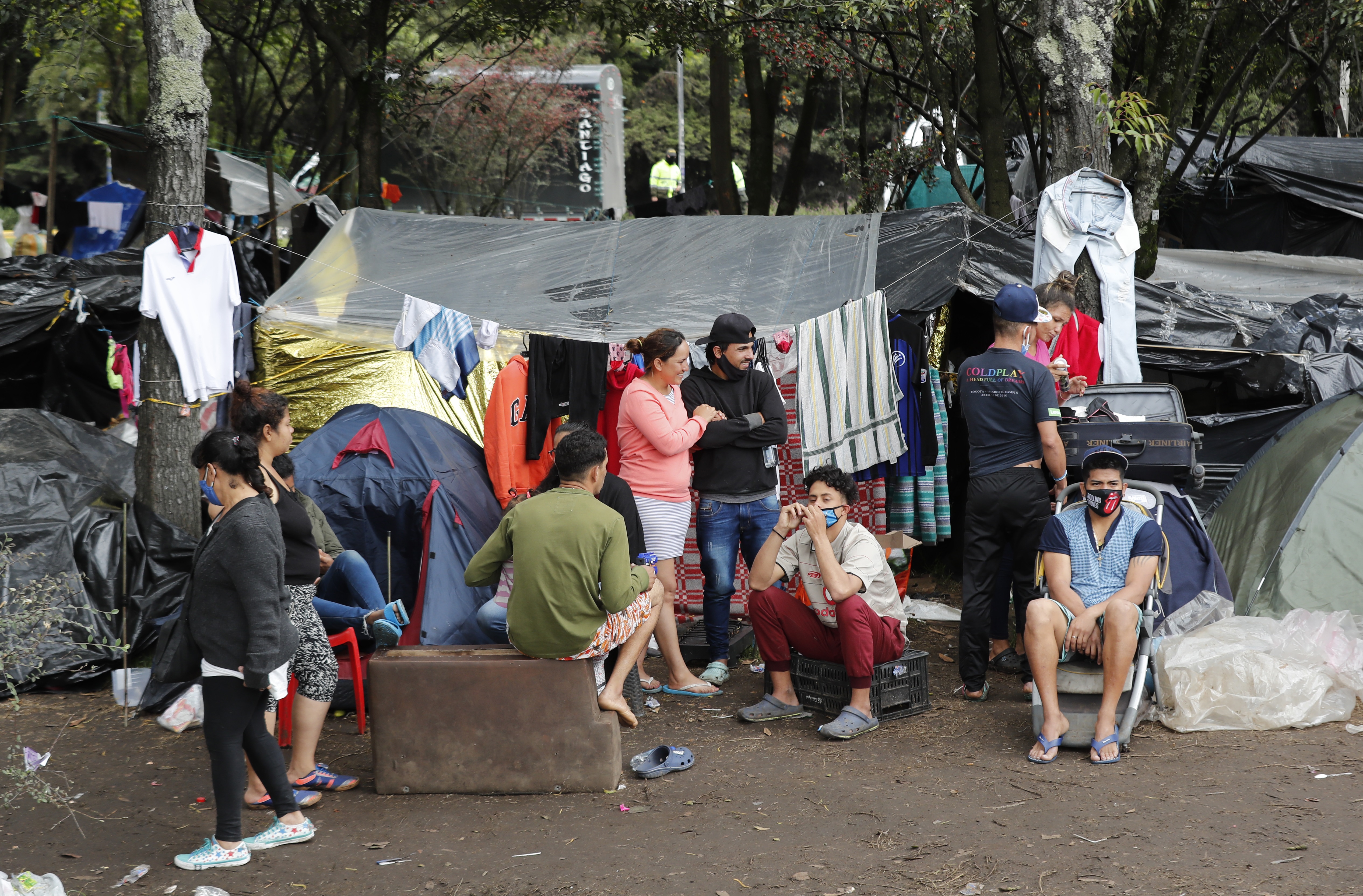 Una familia venezolana pasó un mes en la calle para regresar al país tras ser desalojada en Colombia