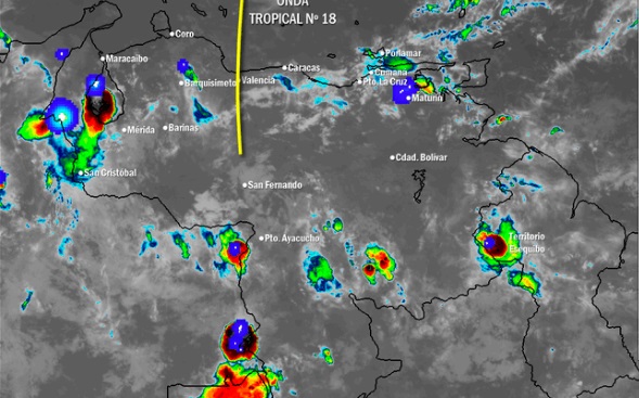 El estado del tiempo en Venezuela este miércoles #8Jul, según el Inameh