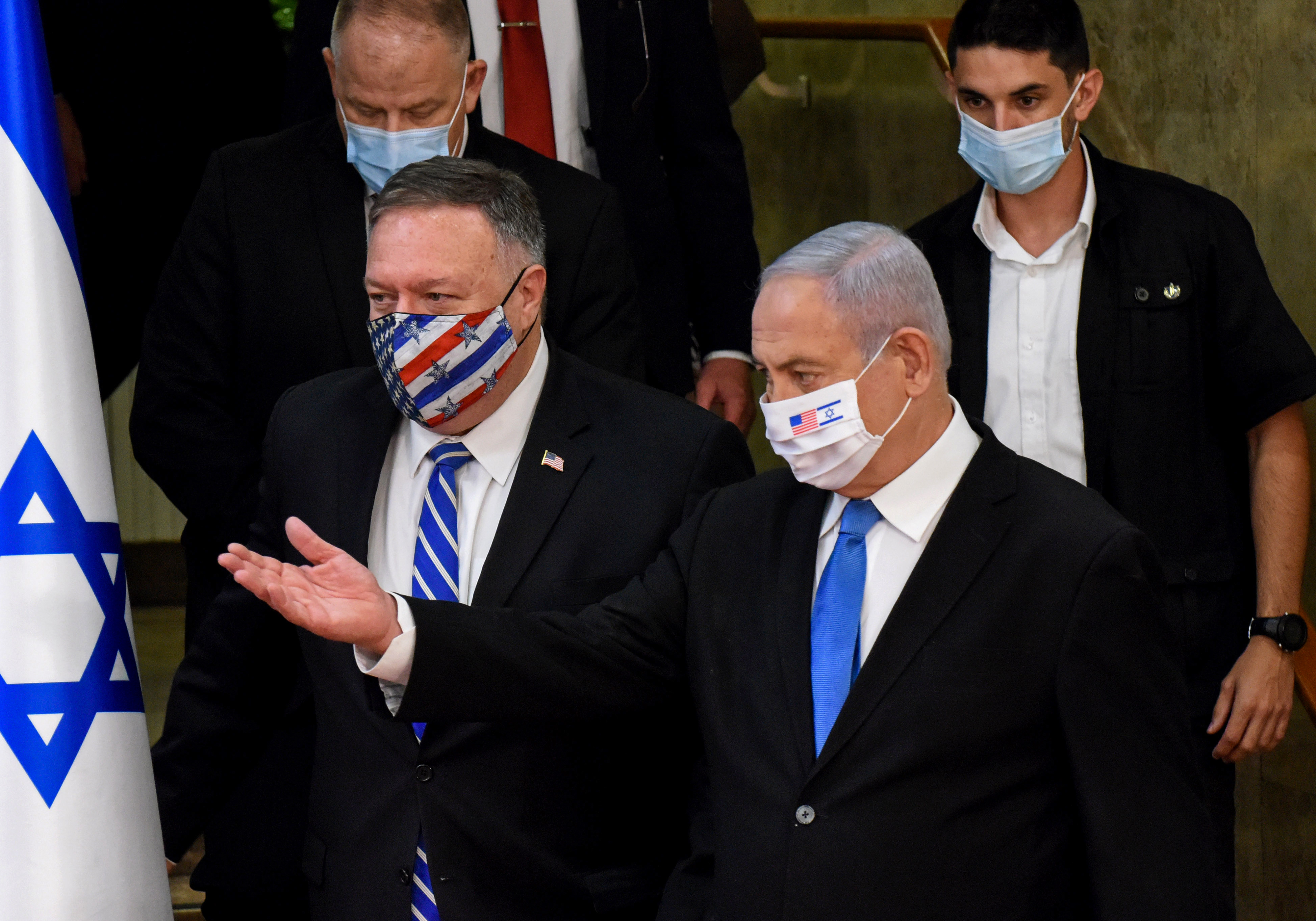 Pompeo aterriza en Israel con tres temas en la cartera: Emiratos, Irán y China