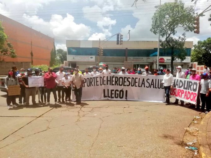 Monagas alzó la voz por los héroes de la salud que luchan contra el Covid-19 #10Sep (FOTOS y VIDEO)