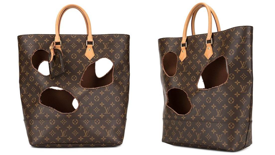 Ponen a la venta un bolso de Louis Vuitton de segunda mano con agujeros y no creerás su precio