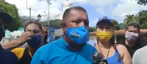 Gobernador de Nueva Esparta acompaña en la protesta a los maestros #5Oct (VIDEO)