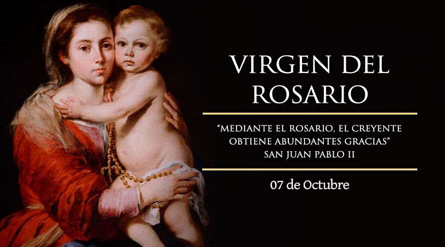 Este #7Oct se celebra el día de Nuestra Señora del Rosario