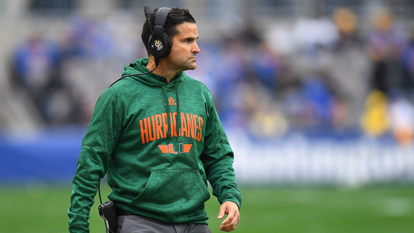 Entrenador de fútbol de los Miami Hurricanes dio positivo por Covid-19