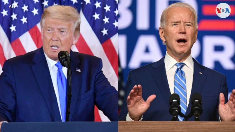 Trump habla de “fraude” y Biden pide “calma” (VIDEO)