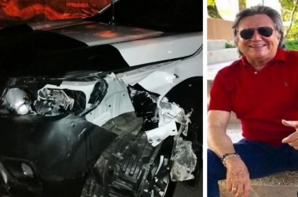 Padre de Silvestre Dangond habría atropellado a dos motorizados y huido del lugar (+Imágenes)