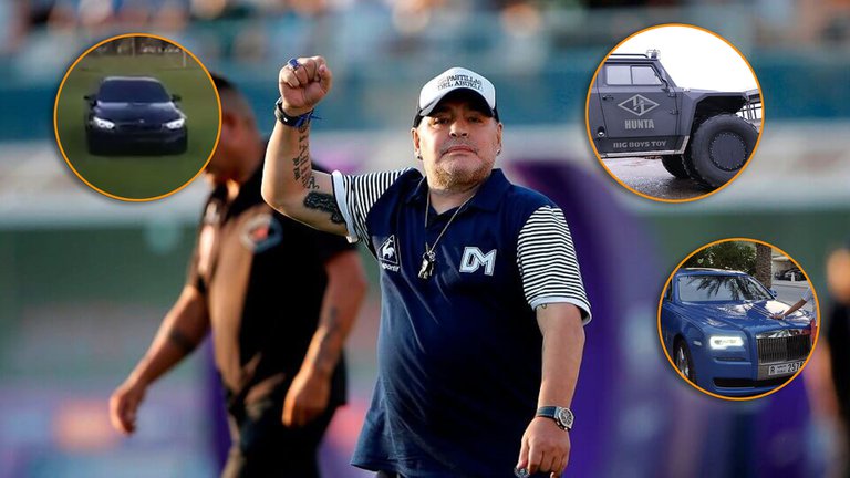 Cuáles son los 7 costosos autos que tenía Diego Maradona al momento de su muerte