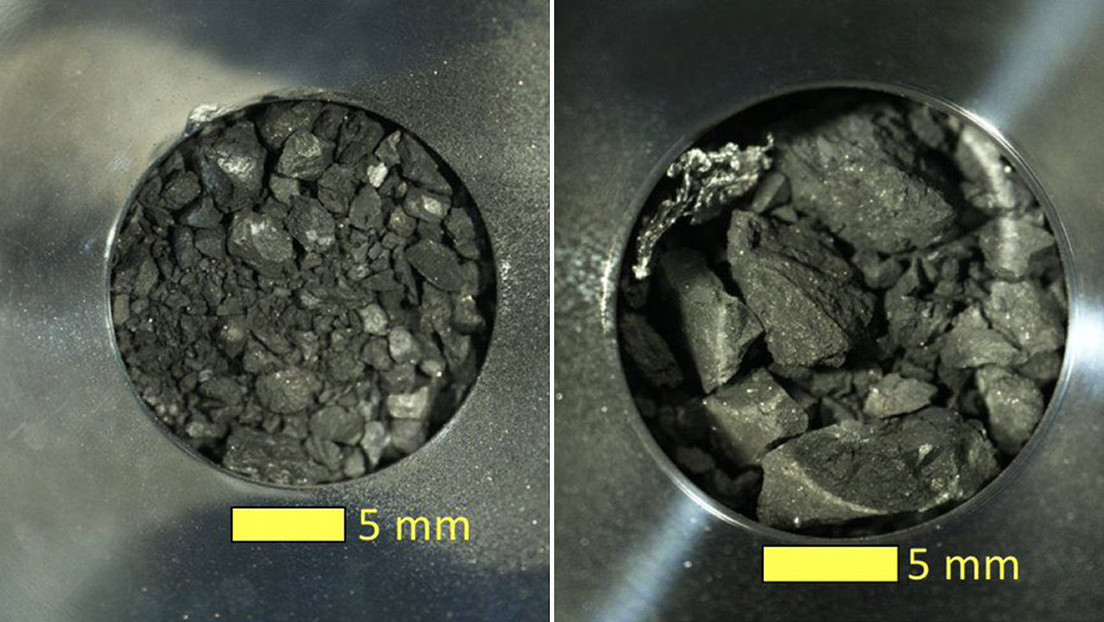 Así lucen las muestras del asteroide Ryugu, traídas a la Tierra por una sonda japonesa