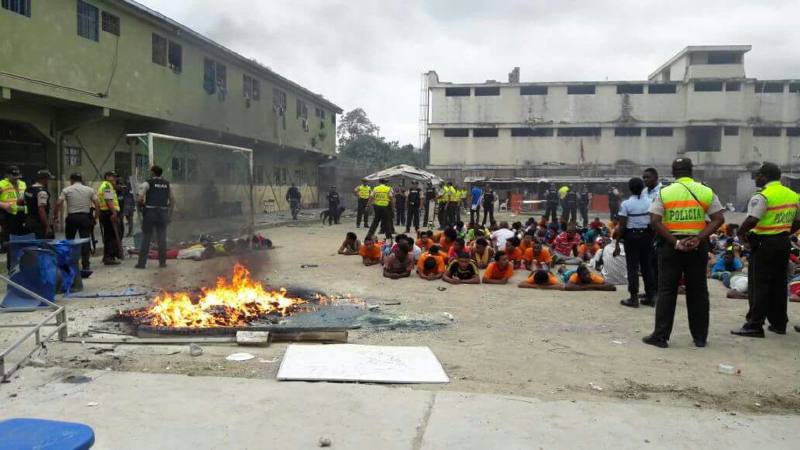 Cinco muertos deja segundo motín carcelario en Ecuador