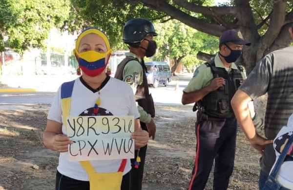 Régimen de Maduro usó a la Policía de Cagua para desalojar siete puntos de la Consulta Popular en Aragua #12Dic (FOTO)