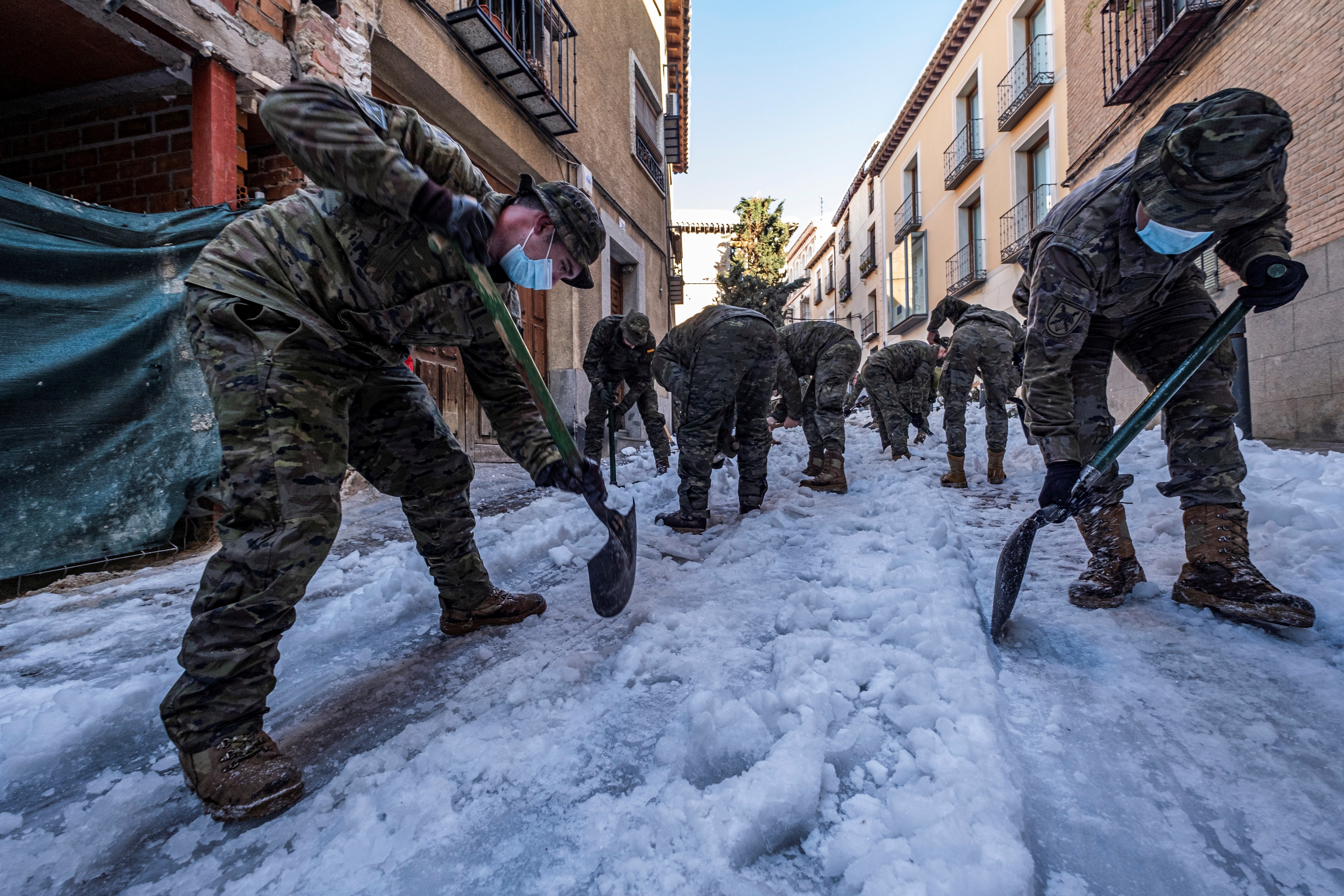 Madrid tardará días en recobrar la normalidad por la gran nevada