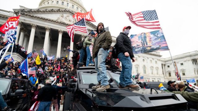 Esto fue lo que dijo Trump antes de los disturbios en el Capitolio de EEUU