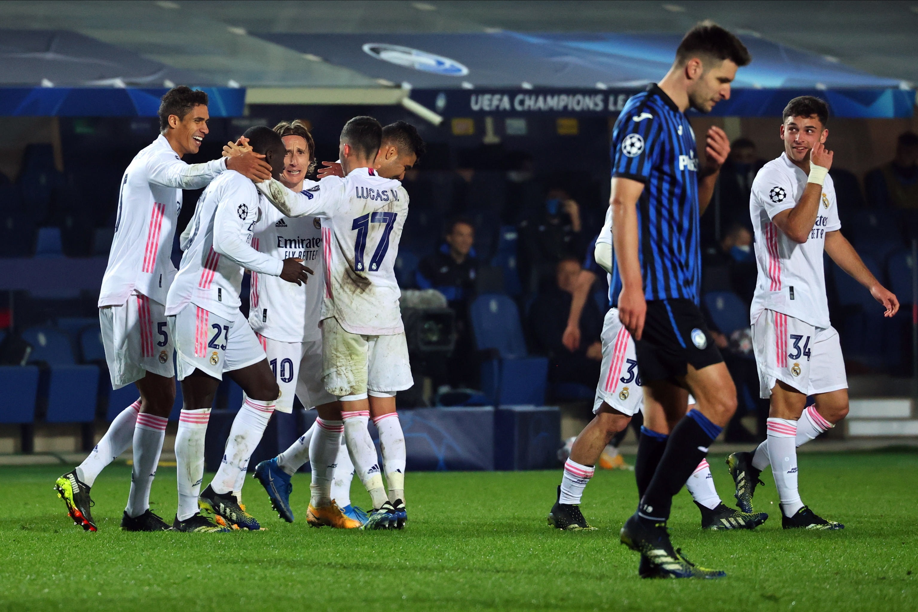 Mendy tumbó al Atalanta y acercó al Real Madrid a cuartos de Champions